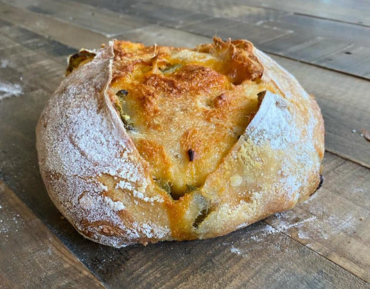 Cheddar and Jalapeño Sourdough